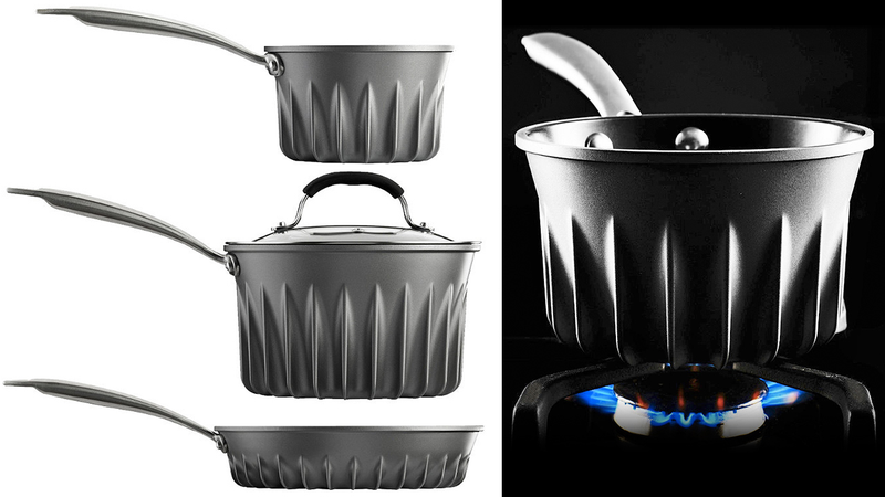 Illustration for article titled The Heat-Distributing Flares On This Pot Make Dinner Cook Even Faster
